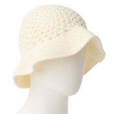 画像6: NEWERA（ニューエラ）“クロシェ ニットバケット オフホワイト” (6)