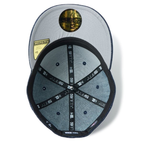 画像7: NEWERA（ニューエラ）“PC 59FIFTY ニューヨーク・ヤンキース Chain Stitch チェーンステッチ インディゴデニム” (7)