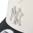 画像8: NEWERA（ニューエラ）“9FORTY A-Frame MLB パール バッジ Pearl Badge ニューヨーク・ヤンキース ブラック/クロームホワイト” (8)