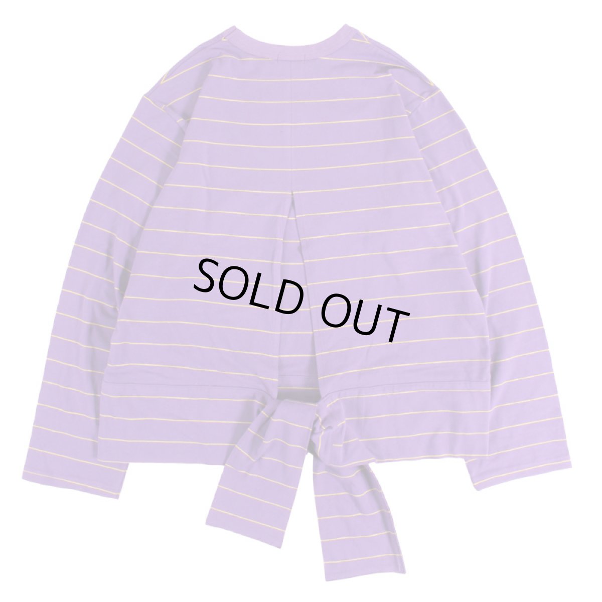 画像4: [レディース] PeeTee. (ピーティー) “BACK DESIGN BORDER L/S TEE” (4)