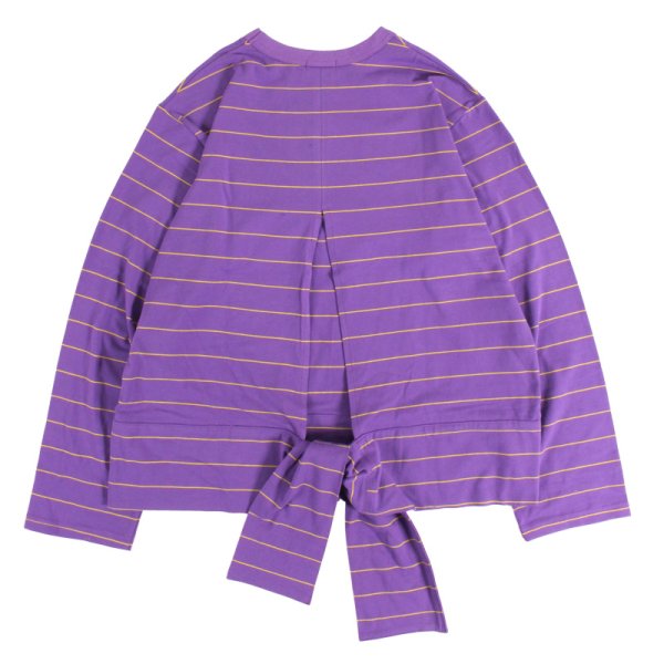 画像4: [レディース] PeeTee. (ピーティー) “BACK DESIGN BORDER L/S TEE” (4)