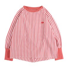 画像2: [レディース] PeeTee. (ピーティー) “STRIPE BACK TUCK BLOUSE” (2)