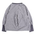 画像3: [レディース] PeeTee. (ピーティー) “STRIPE BACK TUCK BLOUSE” (3)