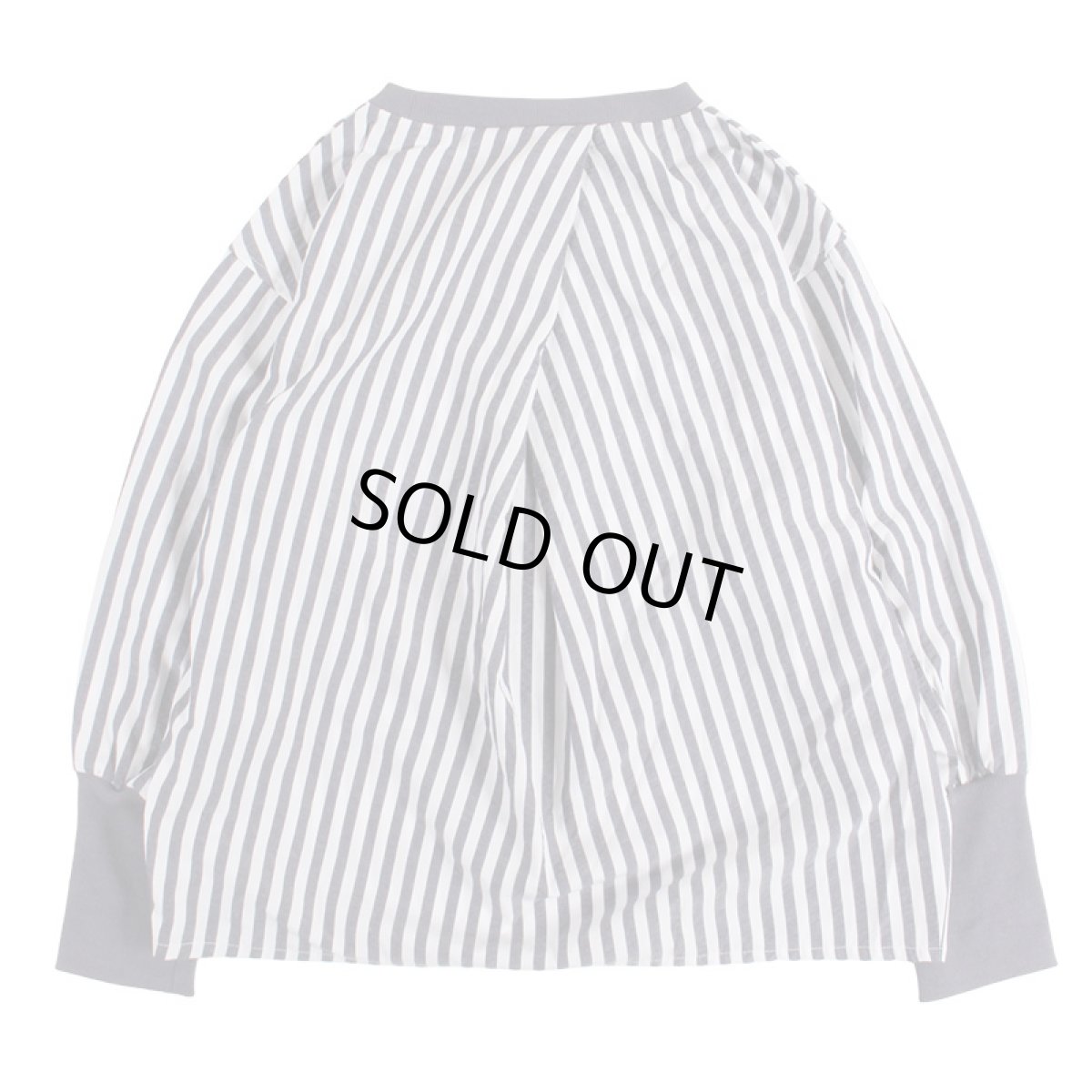 画像3: [レディース] PeeTee. (ピーティー) “STRIPE BACK TUCK BLOUSE” (3)