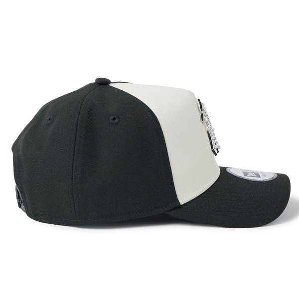 画像6: NEWERA（ニューエラ）“9FORTY A-Frame MLB パール バッジ Pearl Badge ニューヨーク・ヤンキース ブラック/クロームホワイト” (6)