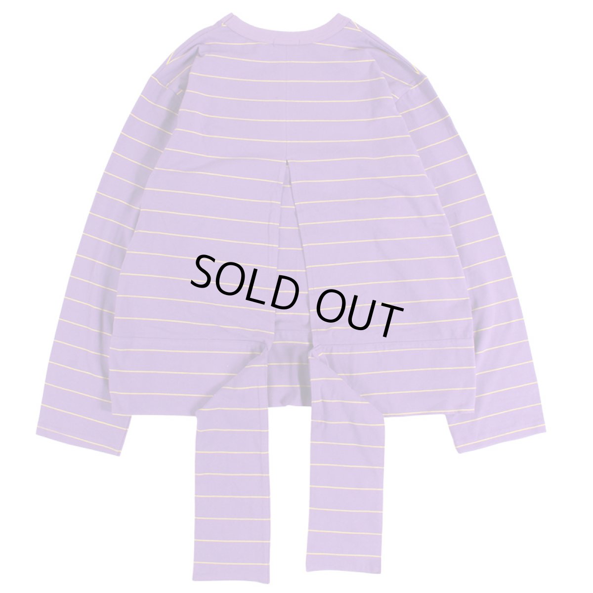画像5: [レディース] PeeTee. (ピーティー) “BACK DESIGN BORDER L/S TEE” (5)