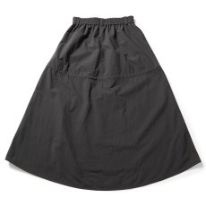 画像3: [レディース] NEWERA（ニューエラ）“Women's ナイロン ドローストリング スカート チャコールグレー” (3)