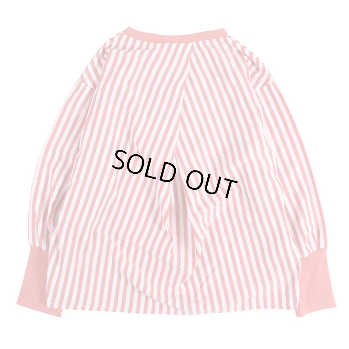 画像3: [レディース] PeeTee. (ピーティー) “STRIPE BACK TUCK BLOUSE” (3)