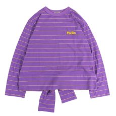 画像2: [レディース] PeeTee. (ピーティー) “BACK DESIGN BORDER L/S TEE” (2)