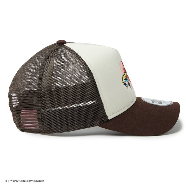 画像6: NEWERA（ニューエラ）“9FORTY A-Frame Trucker The Powerpuff Girls パワーパフ ガールズ ハート クロームホワイト/バーントウッド” (6)