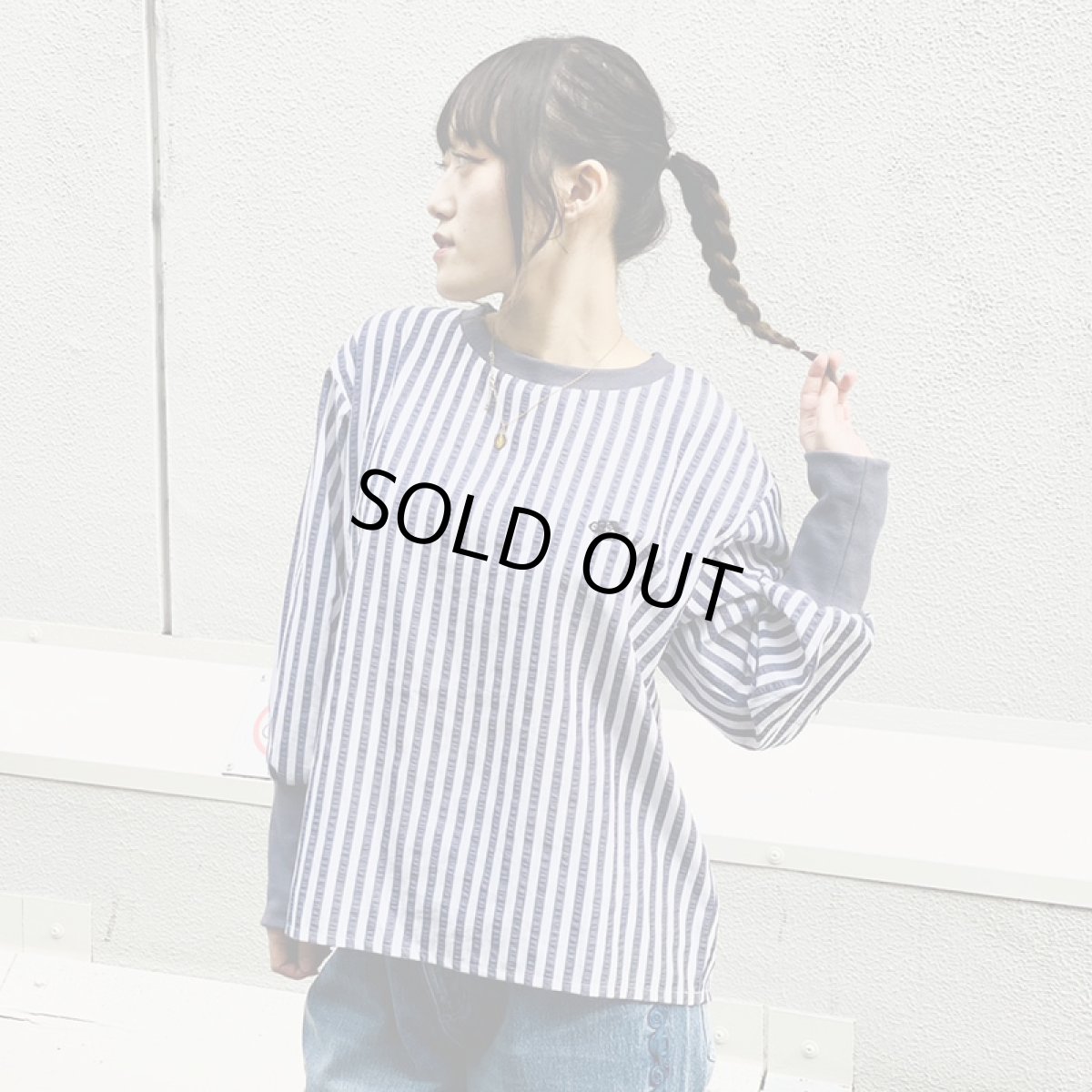 画像14: [レディース] PeeTee. (ピーティー) “STRIPE BACK TUCK BLOUSE” (14)