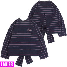 画像1: [レディース] PeeTee. (ピーティー) “BACK DESIGN BORDER L/S TEE” (1)