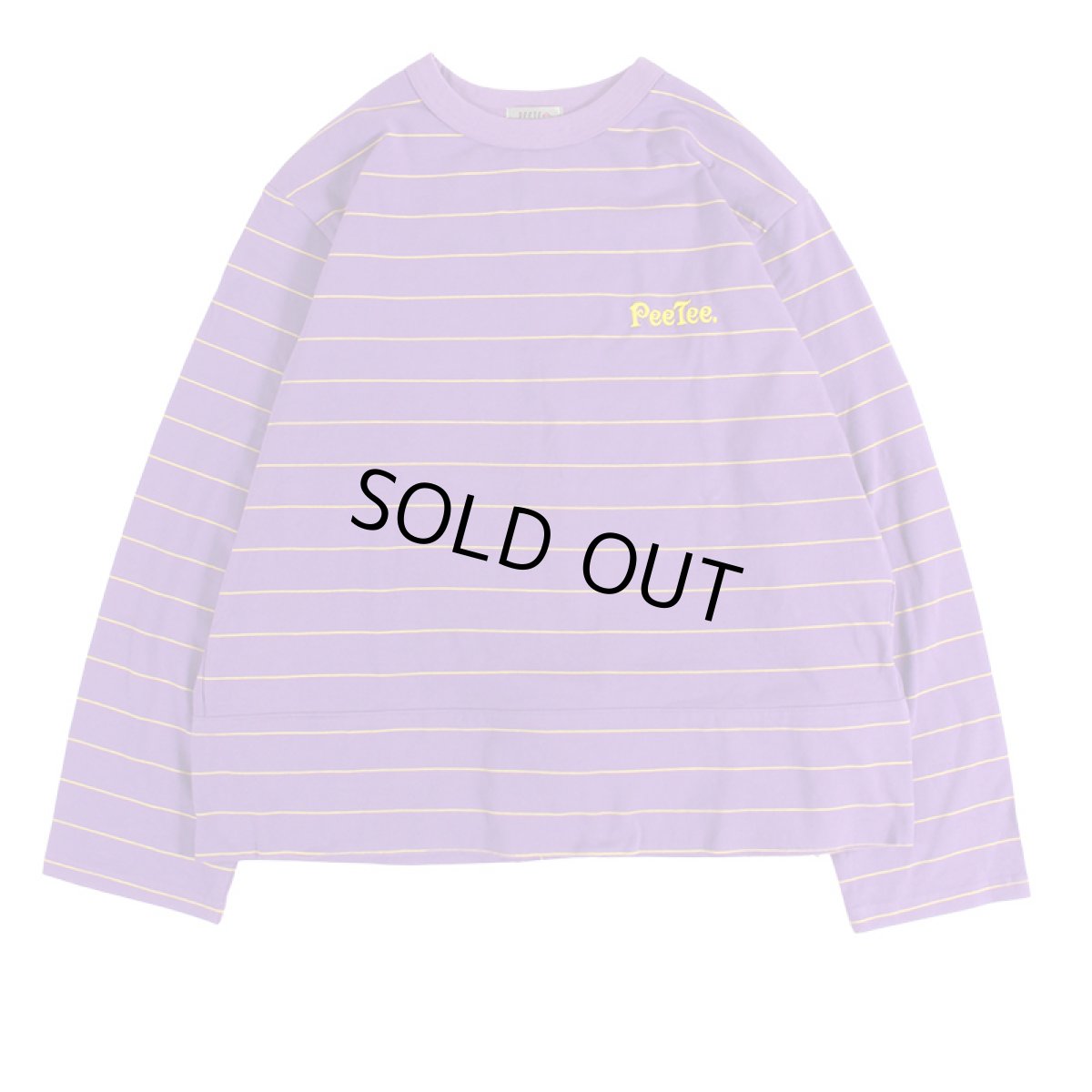 画像3: [レディース] PeeTee. (ピーティー) “BACK DESIGN BORDER L/S TEE” (3)