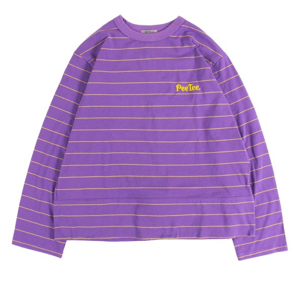 画像3: [レディース] PeeTee. (ピーティー) “BACK DESIGN BORDER L/S TEE” (3)