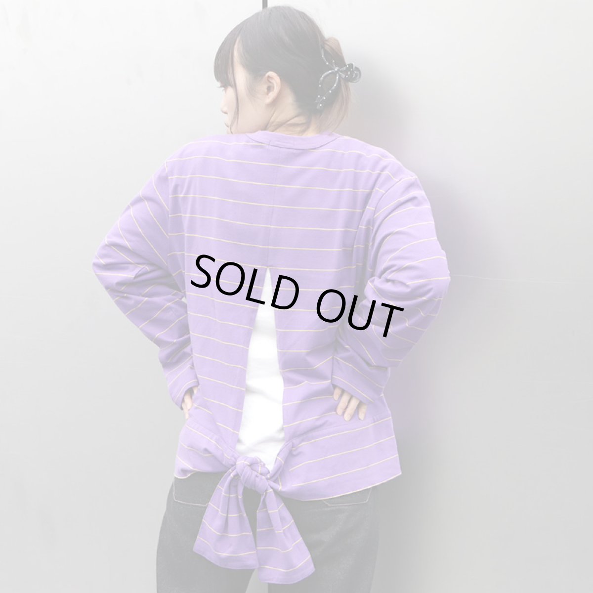 画像15: [レディース] PeeTee. (ピーティー) “BACK DESIGN BORDER L/S TEE” (15)