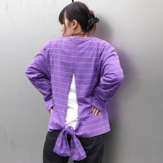 画像15: [レディース] PeeTee. (ピーティー) “BACK DESIGN BORDER L/S TEE” (15)