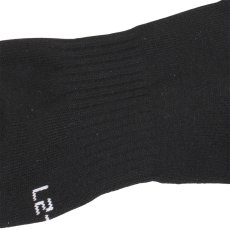 画像11: NEWERA（ニューエラ） “ソックス クルー 2ペア ライン フラッグロゴ エンブロイダリー ブラックｘホワイト/グレー” (11)