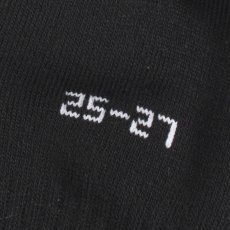 画像13: NEWERA（ニューエラ） “ソックス クルー 2ペア ライン フラッグロゴ エンブロイダリー ブラックｘホワイト/グレー” (13)