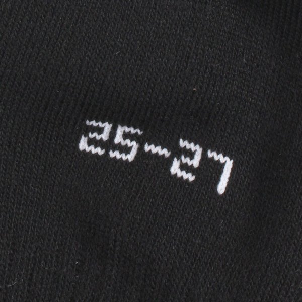 画像13: NEWERA（ニューエラ） “ソックス クルー 2ペア ライン フラッグロゴ エンブロイダリー ブラックｘホワイト/グレー” (13)