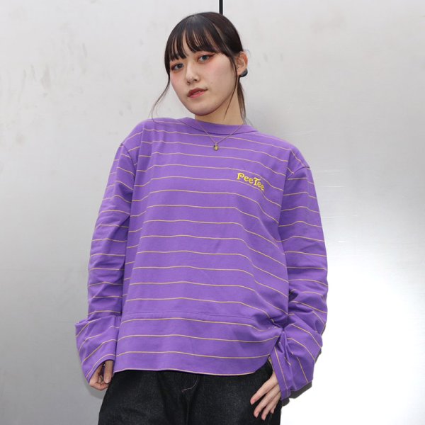 画像14: [レディース] PeeTee. (ピーティー) “BACK DESIGN BORDER L/S TEE” (14)