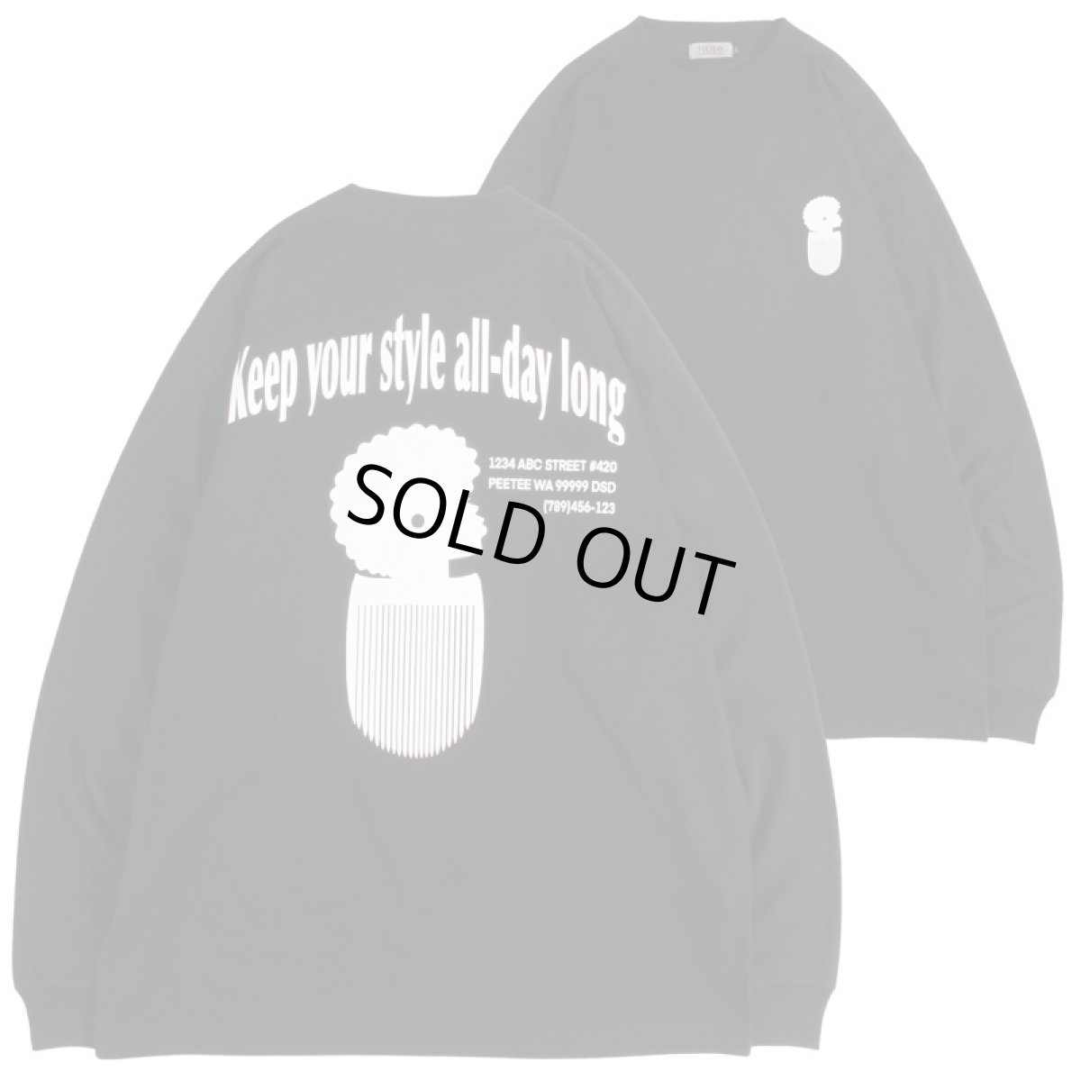画像1: PeeTee. (ピーティー) “KEEP YOUR STYLE L/S TEE” (1)