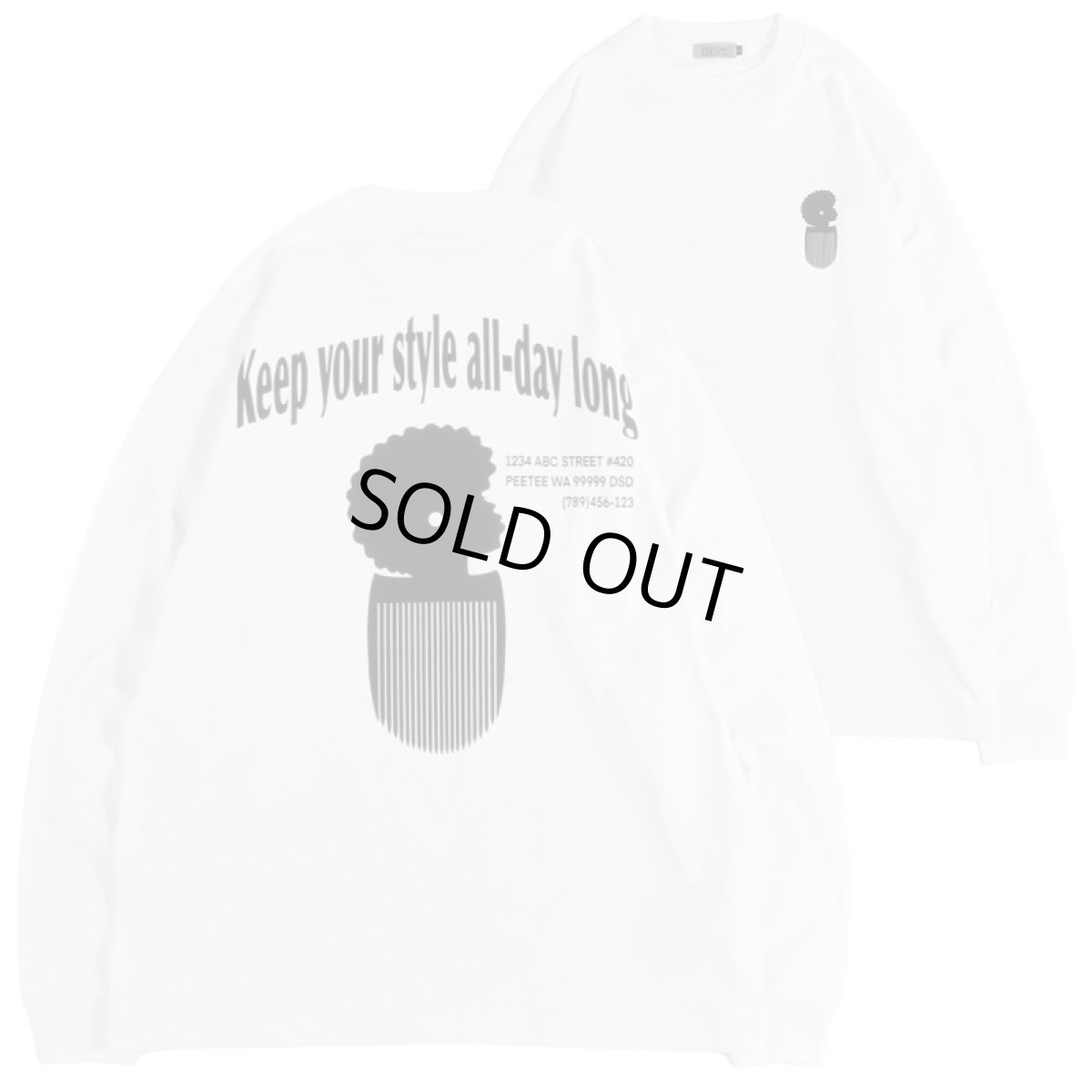 画像1: 【2026.03.26再入荷】PeeTee. (ピーティー) “KEEP YOUR STYLE L/S TEE” (1)