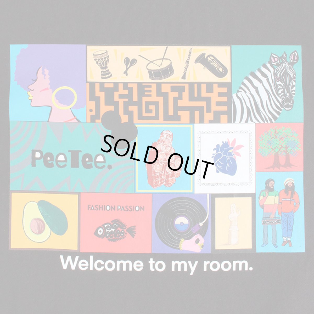 画像4: PeeTee. (ピーティー) “WELCOME TO MY ROOM CREW SWEAT” (4)