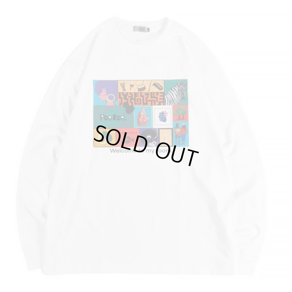 画像1: PeeTee. (ピーティー) “WELCOME TO MY ROOM L/S TEE” (1)