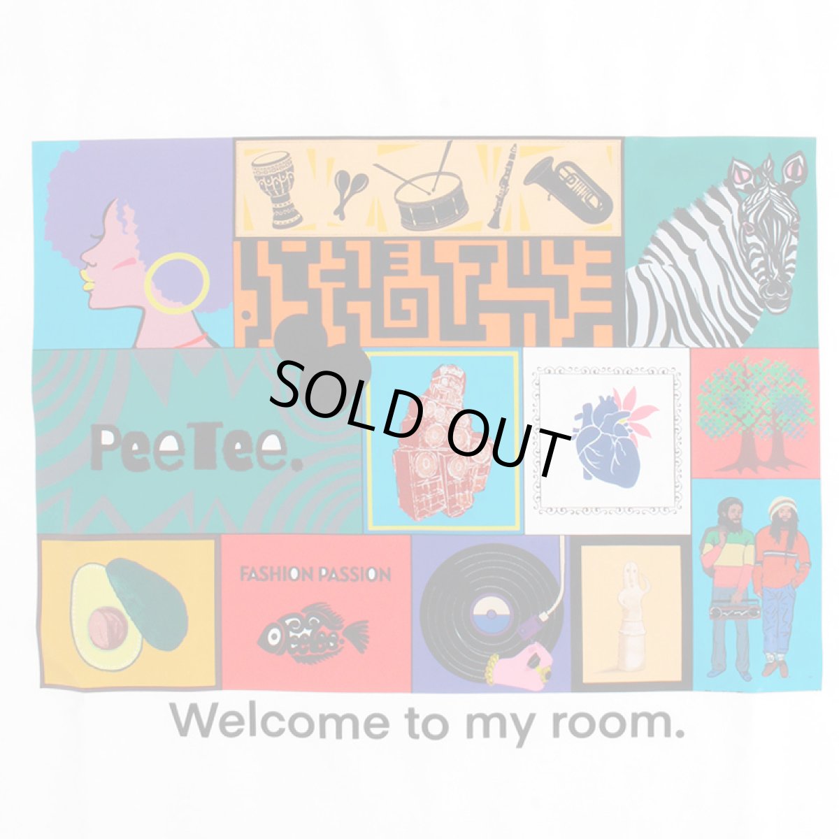 画像4: PeeTee. (ピーティー) “WELCOME TO MY ROOM L/S TEE” (4)