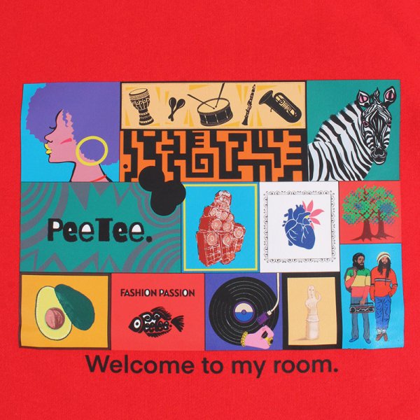 画像4: 【予約】PeeTee. (ピーティー) “WELCOME TO MY ROOM CREW SWEAT” (4)