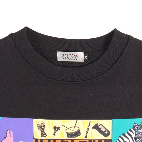 画像3: 【予約】PeeTee. (ピーティー) “WELCOME TO MY ROOM CREW SWEAT” (3)