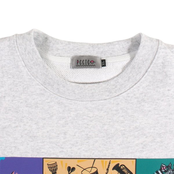 画像3: 【予約】PeeTee. (ピーティー) “WELCOME TO MY ROOM CREW SWEAT” (3)