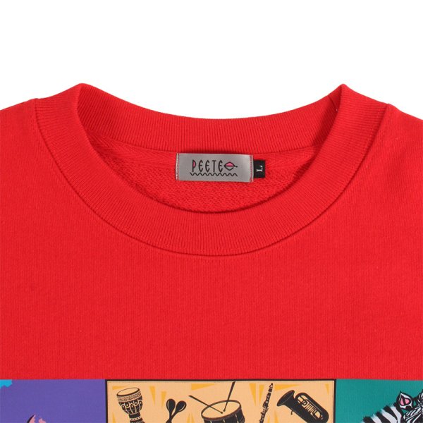 画像3: 【予約】PeeTee. (ピーティー) “WELCOME TO MY ROOM CREW SWEAT” (3)