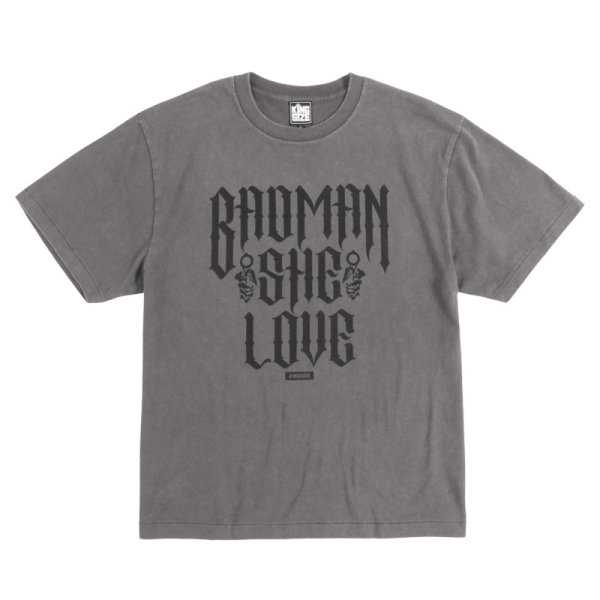 画像1: KINGSIZE（キングサイズ）“BADMAN SHE LOVE TEE” (1)