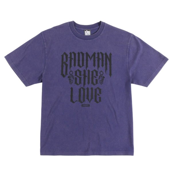 画像1: KINGSIZE（キングサイズ）“BADMAN SHE LOVE TEE” (1)