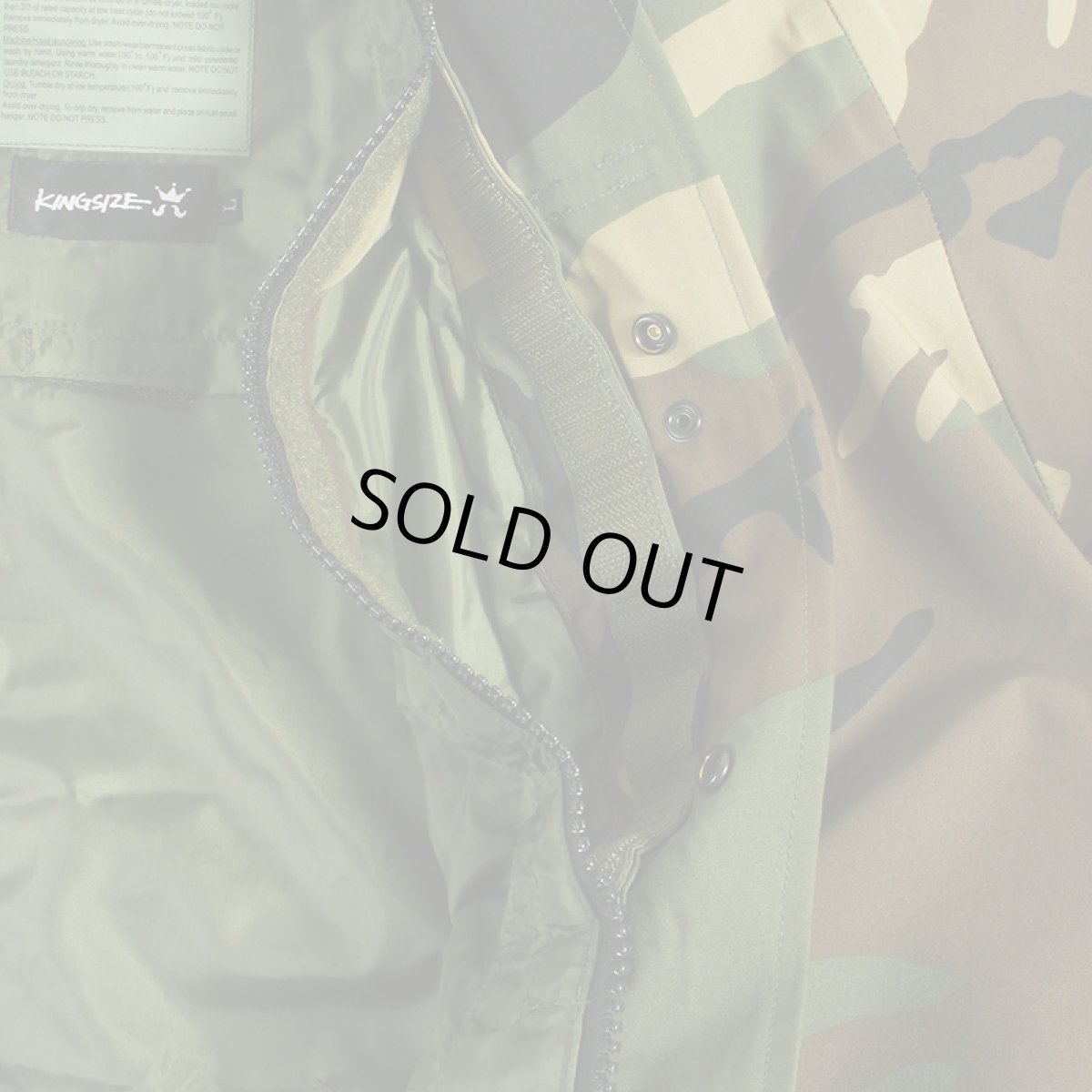 画像22: KINGSIZE（キングサイズ）“DRAW LOGO CAMO JACKET” (22)