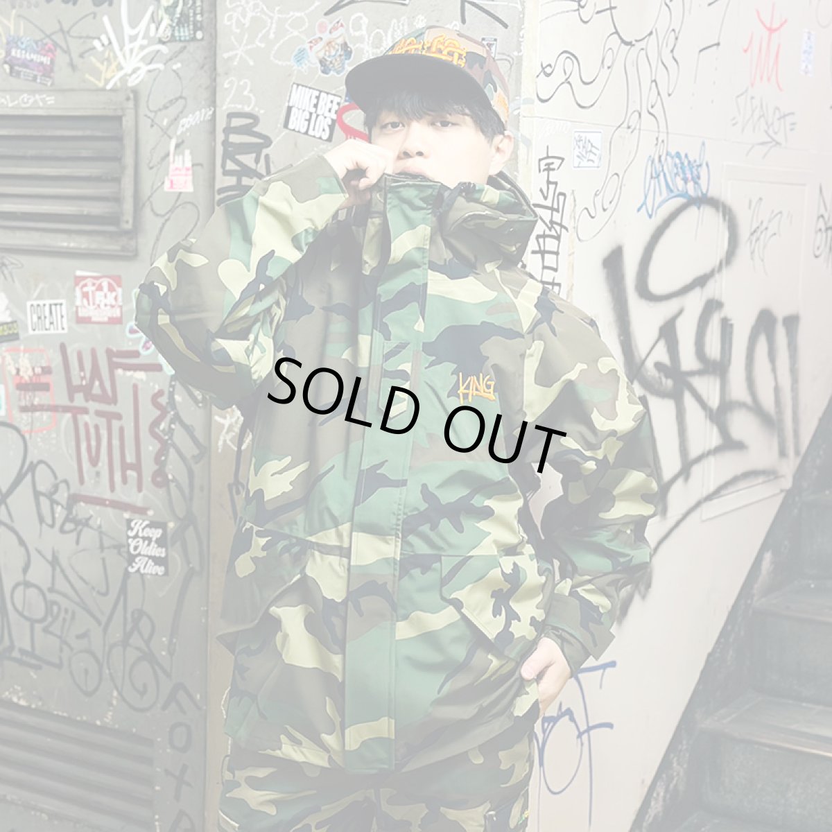 画像24: KINGSIZE（キングサイズ）“DRAW LOGO CAMO JACKET” (24)