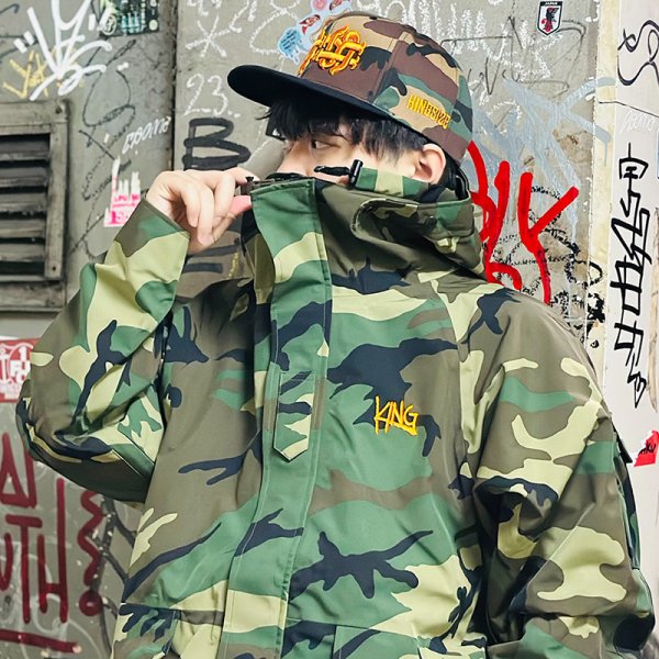 画像25: KINGSIZE（キングサイズ）“DRAW LOGO CAMO JACKET” (25)