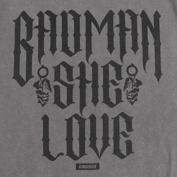 画像4: KINGSIZE（キングサイズ）“BADMAN SHE LOVE TEE” (4)