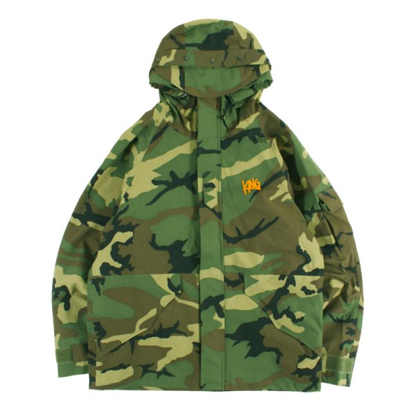 画像1: KINGSIZE（キングサイズ）“DRAW LOGO CAMO JACKET” (1)