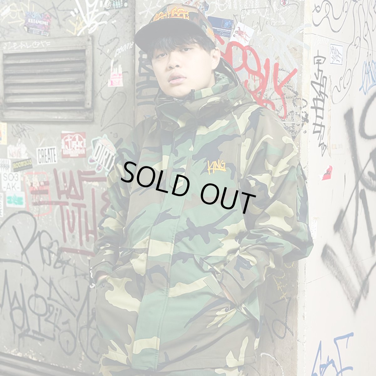 画像23: KINGSIZE（キングサイズ）“DRAW LOGO CAMO JACKET” (23)