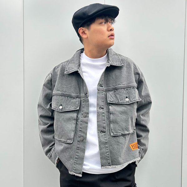 画像13: PeeTee. (ピーティー) “LOVE AND PEACE CUTOFF DENIM JACKET” (13)