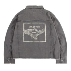 画像3: PeeTee. (ピーティー) “LOVE AND PEACE CUTOFF DENIM JACKET” (3)