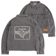 画像1: PeeTee. (ピーティー) “LOVE AND PEACE CUTOFF DENIM JACKET” (1)