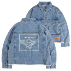 画像1: 【2026.04.07再入荷】PeeTee. (ピーティー) “LOVE AND PEACE CUTOFF DENIM JACKET” (1)
