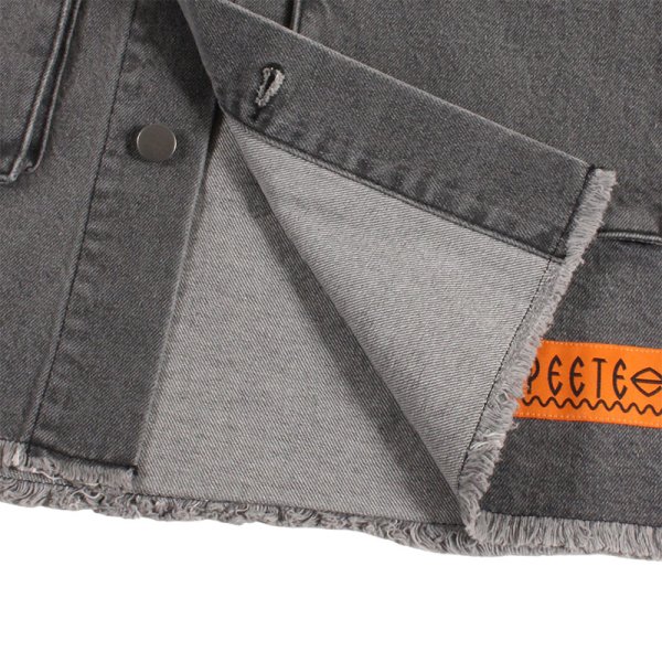画像7: PeeTee. (ピーティー) “LOVE AND PEACE CUTOFF DENIM JACKET” (7)