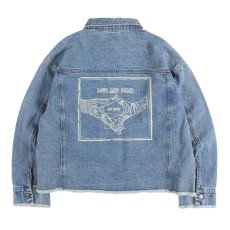 画像3: 【2026.04.07再入荷】PeeTee. (ピーティー) “LOVE AND PEACE CUTOFF DENIM JACKET” (3)