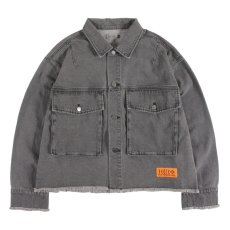 画像2: PeeTee. (ピーティー) “LOVE AND PEACE CUTOFF DENIM JACKET” (2)