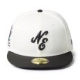 画像2: NEWERA（ニューエラ）“59FIFTY クラシックロゴ クローム/ブラック” (2)