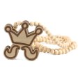 画像1: KINGSIZE（キングサイズ）“HiGE WOOD NECKLACE” (1)